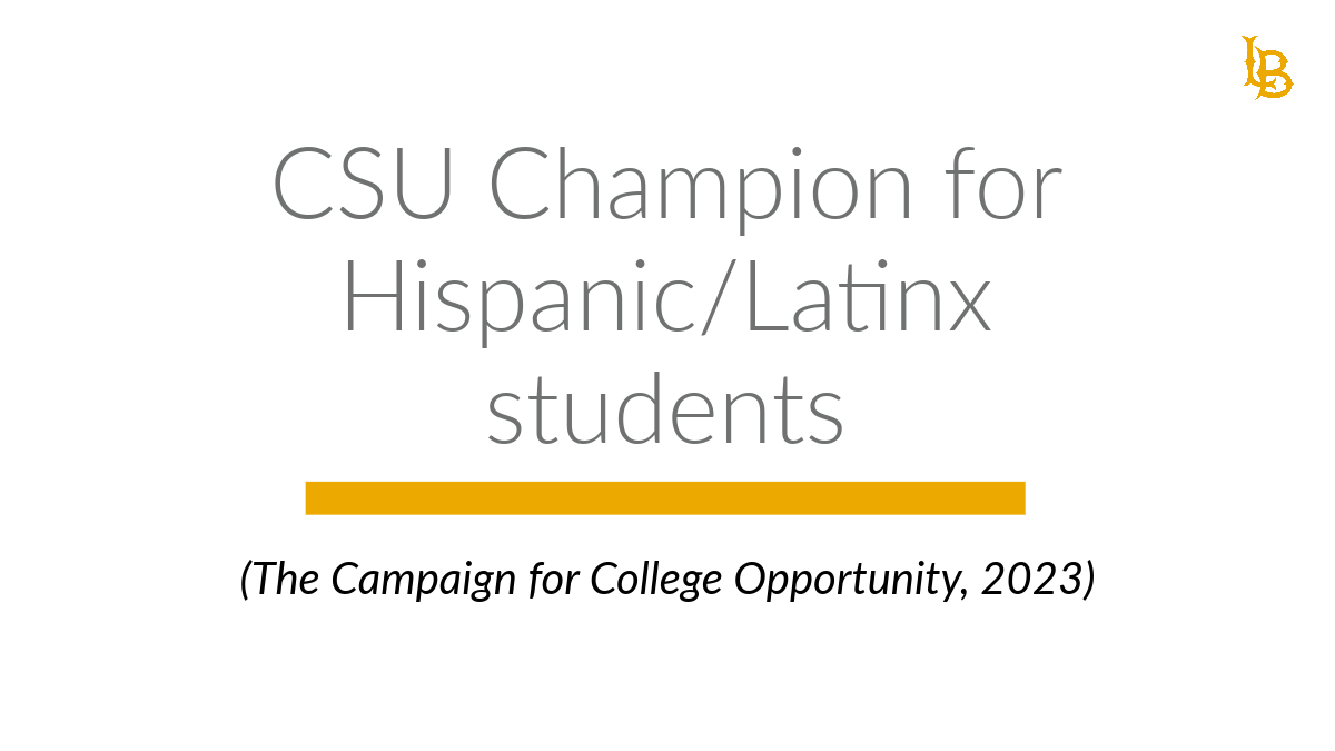  is a CSU champion for Latinx students 