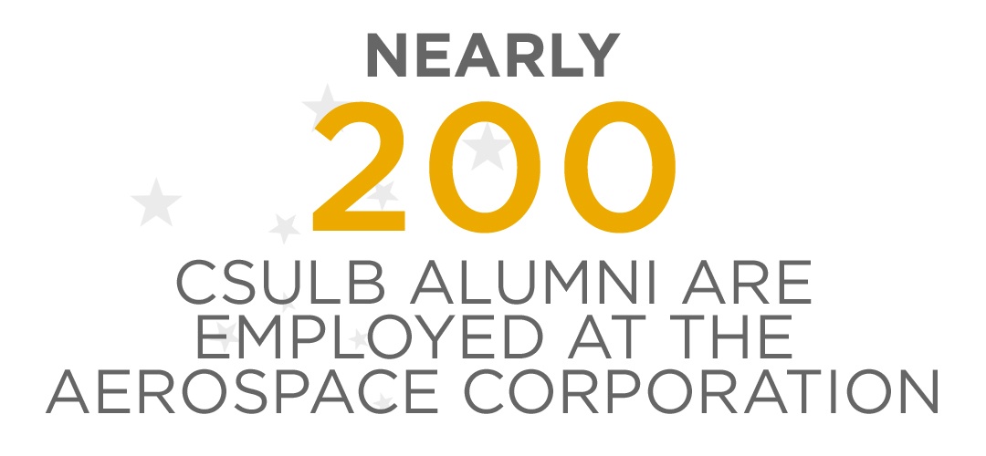 Nearly 200  alumni are employed at The Aerospace Corpor