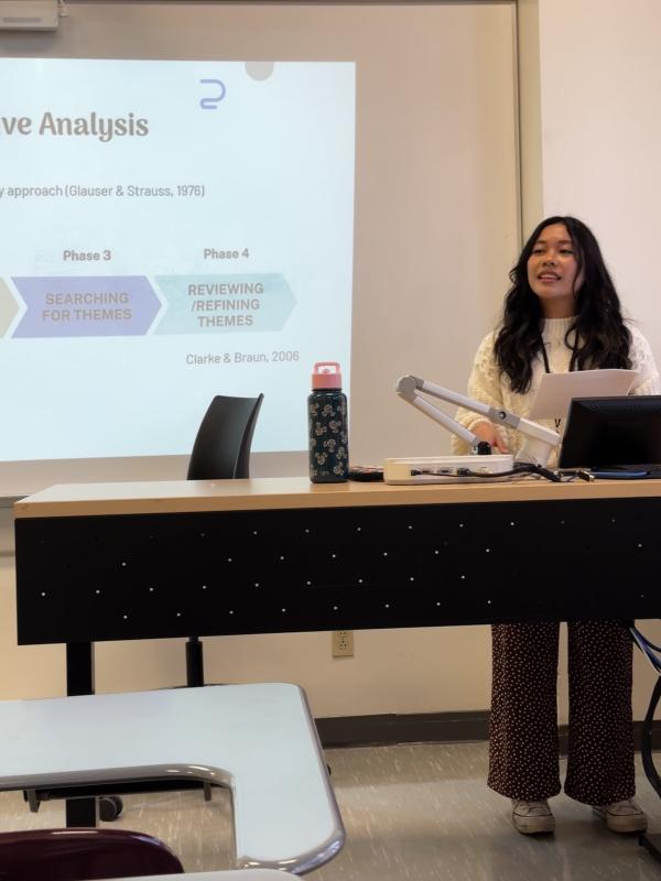 CED student Claudine Maloles competes in  Student Research Competition